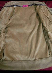 Beige Zip-Up Jacket