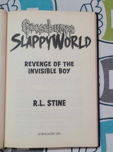 Goosebumps: Revenge of the Invisible Boy