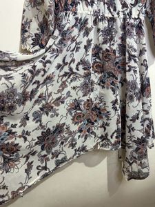 Elegant Floral Print Midi Dress