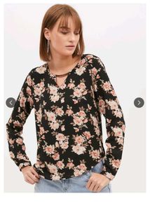 Harpa Floral Print Long Sleeve Top