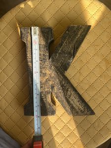 LETTER “B” &amp; “K” Decor Piece