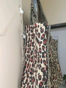 Leopard Print Tote Bag