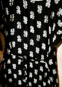 Floral Print Ruffle Dress