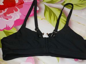 (100)Black Bra Top