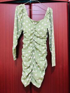 Polka Dot Mini Dress Size S