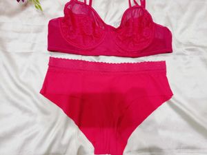 🇭🇲💫💗Rose colour Bra &amp; Panty Set