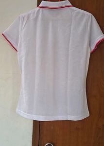 Stylish White Polo Shirt