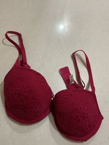 Red Lace Bra