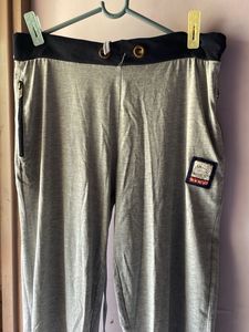 Gray Casual Pants