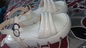White Platform Sandals
