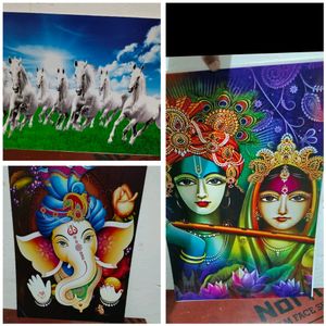 Combo +++11 Poster+5Ram Lalla+Mantra Hanging