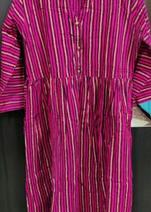 Pink Anarkali Kurti