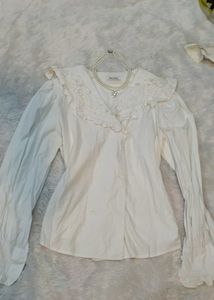 Vintage Ruffled Blouse