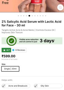 Chemist At Play Anti Acne Face Serum ♥️