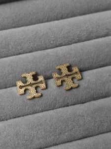 Tory Burch Logo Stud Inspired Earrings