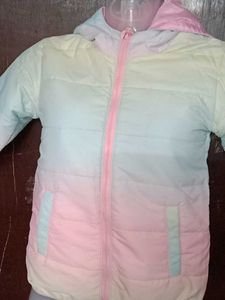 Rainbow Padded Jacket only under thora dag laga h