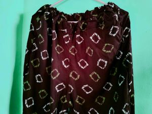 Patterned Casual Pants