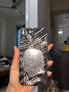 Iphone 13 Geometric Cover/ Case With Mirror