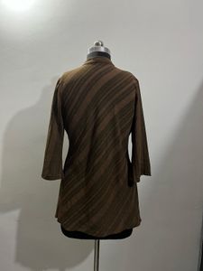 Embroidered Brown Kurta