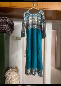 Ikat print Ethnic kurta / Gown