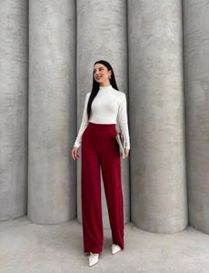 y2k style bootcut Red pants