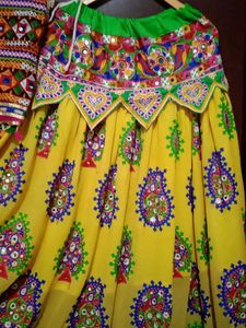 Garba Choli Yellow