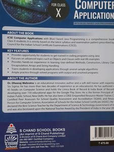 Class 10th Icse &#39;Computer Applications&#39;