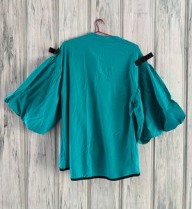 Combo Of 3 Tops,Turquoise Butterfly Top