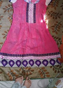 Pink Ethnic Dress