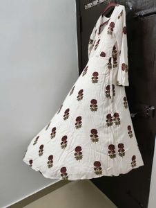 Floral Print Dress or lengthy kurta
