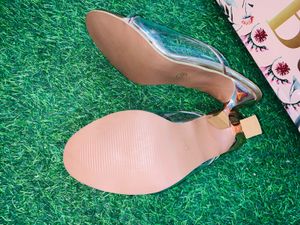 Elegant Clear Strap Heels Brand new
