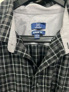 Men's Speedway Black Checkered Shirt