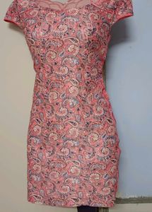 Pink Paisley Party Dress