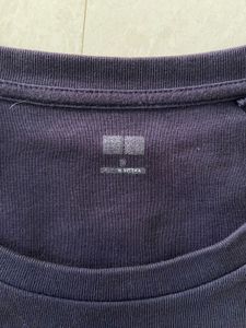UNIQLO Navy Long Sleeve Top