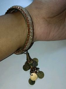 Vintage Style Gold Tone Bangle Bracelet Lot
