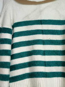 Striped Knit Sweater