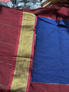 Cotton Blend Saree