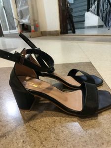 Black Ankle Strap Heels