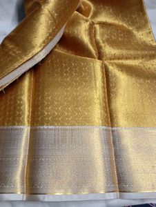 Gold Nayantara Silk Saree