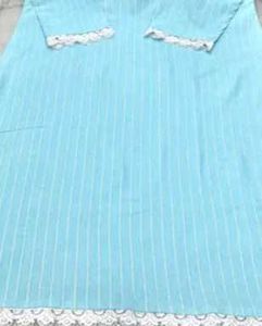Light Blue Embroidered Kurti