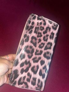 Leopard Print Zip Around Wallet