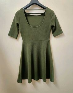 Branded A-Line Mini Dress