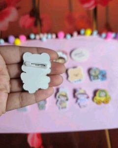 Kawaii Pin Set - Cute Decals