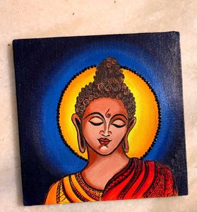 Mini Buddha Canvas Art Painting