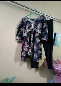 Alia Cut Kurta With Straight Pant