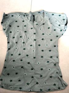 Girls Star Print T-Shirt