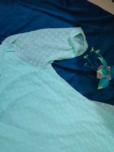 Sale Price📣📣📣Sea Green Cute Dress .#Prettydres