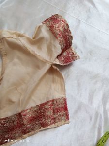 Embroidery Work Silk Saree With Blouse