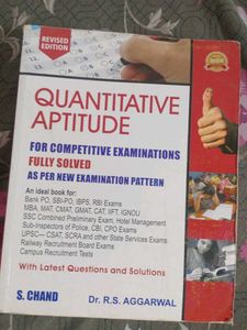Quantitative Aptitude by Dr. R.S. Aggarwal