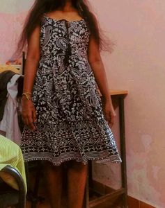 Paisley Print Sundress🖤🤍
